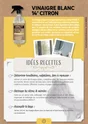 Vinaigre ménager 14° parfum citron, IMPACT, écodétergent, 1L