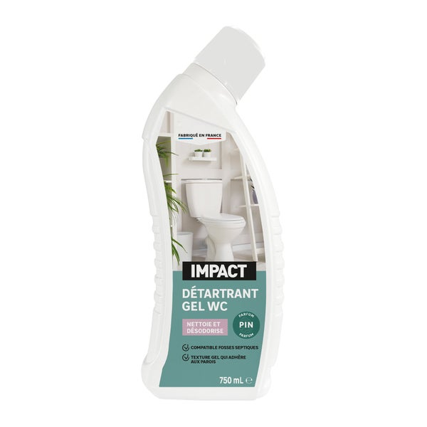 Nettoyant WC IMPACT, parfum pin, en gel, 0.75L