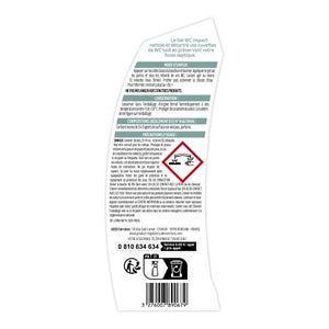 Nettoyant WC IMPACT, parfum pin, en gel, 0.75L