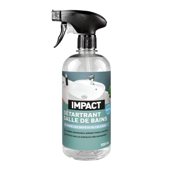 Détartrant salle de bains IMPACT spray 500 ml