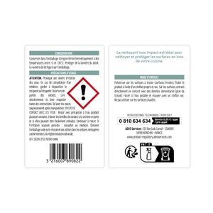 Nettoyant cuisine inox IMPACT, en spray, 0.5L