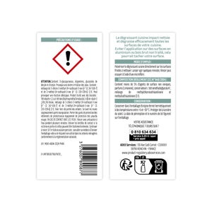 Dégraissant IMPACT cuisine en spray, parfum agrumes, 0.5L