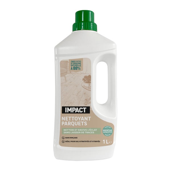 Nettoyant parquet vitrifie/stratifie naturel impact bouteille 1l