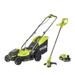 Tondeuse sur batterie RYOBI Rlm18x33b50lt23a 18 V, l.33 cm