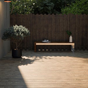 Lame de terrasse pin CERLAND, vert, L.240 x l.12 cm x Ep.27 mm