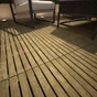 Dalle bois Pila CERLAND, pin naturel, L.100 x l.100 cm x Ep.30 mm