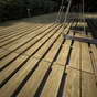 Dalle bois Pila CERLAND, vert, L.50 x l.50 cm x Ep.30 mm
