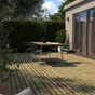 Dalle bois Pila CERLAND, vert, L.50 x l.50 cm x Ep.30 mm