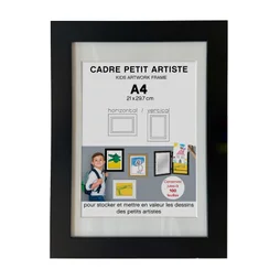 Cadre doodle 21x29cm noir ariane
