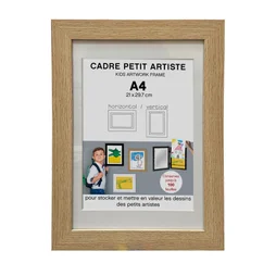 Cadre doodle 21x29cm chene ariane