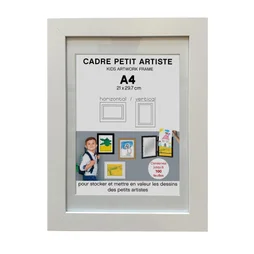 Cadre doodle 21x29cm blanc ariane