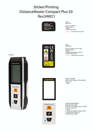 Télémètre laser 50m LASERLINER DistanceMaster CompactPlus 50