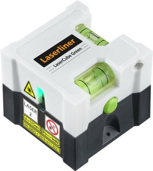 Niveau laser à ligne et bulle vert LASERLINER Laser Cube Green