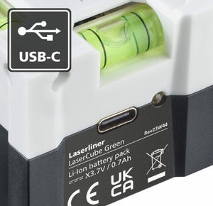 Niveau laser à ligne et bulle vert LASERLINER Laser Cube Green