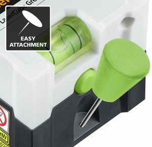 Niveau laser à ligne et bulle vert LASERLINER Laser Cube Green
