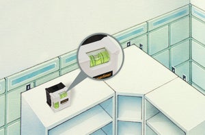 Niveau laser à ligne et bulle vert LASERLINER Laser Cube Green