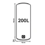 Chauffe-eau électrique 200L Equation Utilis
