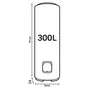 Chauffe-eau électrique  300L blindé Equation