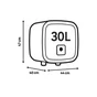 Chauffe-eau électrique  30L Equation Nano