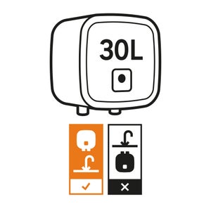 Chauffe-eau électrique 30L Equation Nano