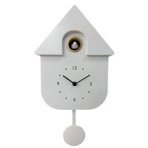 Horloge Coucou EMDE blanc l.21.5 x H.41.5 cm