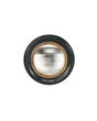 Miroir rond résine noir Perles diam.18 cm