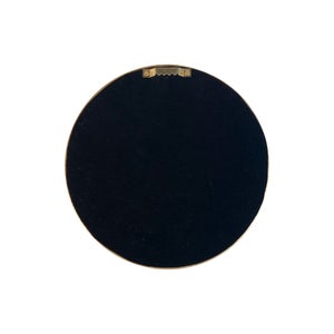 Miroir rond résine doré Soleil diam.17.5 cm