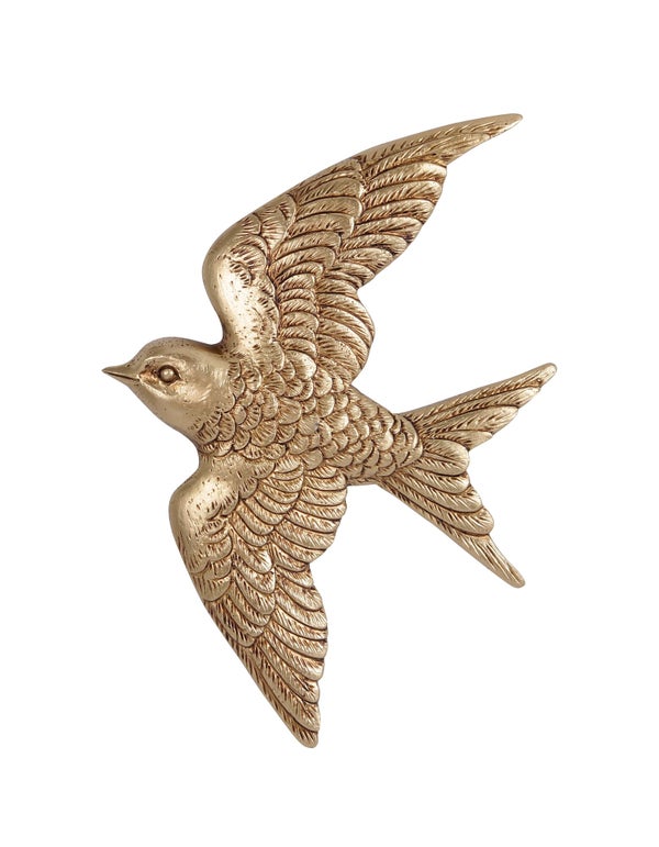 Décoration murale EX-VOTO oiseau EMDE l.16.5 x H.24.5 cm