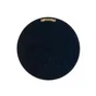 Miroir rond résine noir Soleil diam.17.5 cm