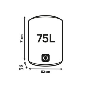 Chauffe-eau électrique  75L Equation Utilis