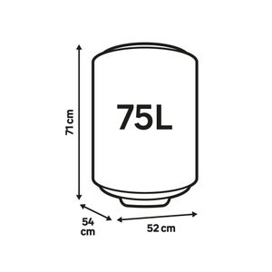 Chauffe-eau électrique 75L blindé Equation