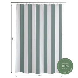 Rideau de douche 180 x 200 cm Gabin