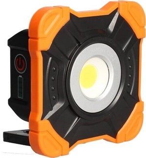Projecteur LED sur batterie, 1200 lumens,, 10 W, Anthracite/Orange ARLUX