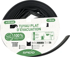 Tuyau d'évacuation nu L.10 m Diam.32 mm