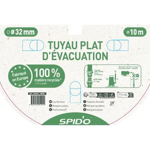 Tuyau d'évacuation nu L.10 m Diam.32 mm