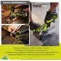 Meuleuse sans fil brushless 125 mm RYOBI Rag18x125-0 18 V