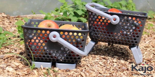 Panier kajo 4 litres gris souris