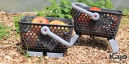 Panier kajo 4 litres gris souris