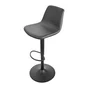 Lot de 2 tabourets Tomy, noir