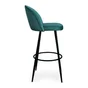 Lot de 2 tabourets Houndi, bleu turquoise