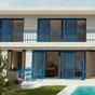 Peinture exterieure bois, aluminium, pvc . SYNTILOR bleu capri satine 125ml