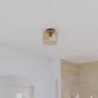 Plafonnier salle de bain Pécan E27 IP44 bambou INSPIRE