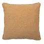 Coussin raye jaune sponge 45x45 cm