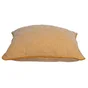 Coussin raye jaune sponge 45x45 cm