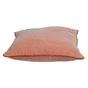 Coussin raye orange sponge 45x45 cm