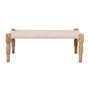 Banc Table macrame boheme 119x40x45 cm