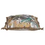 Coussin frange sweet jungle 50x50 cm multicolore