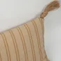 Coussin raye jute naturea 30x50 cm