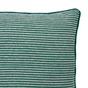 Coussin raye vert sponge 45x45 cm