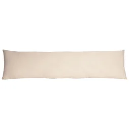 Coussin coton recycle naturel 30x120 cm